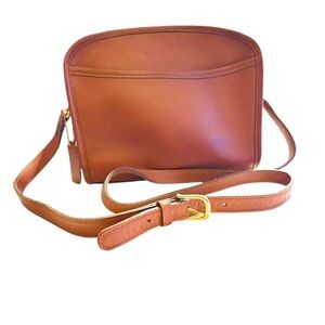 Vintage Coach Metropolis Zip Bag Style #9087 | British Tan